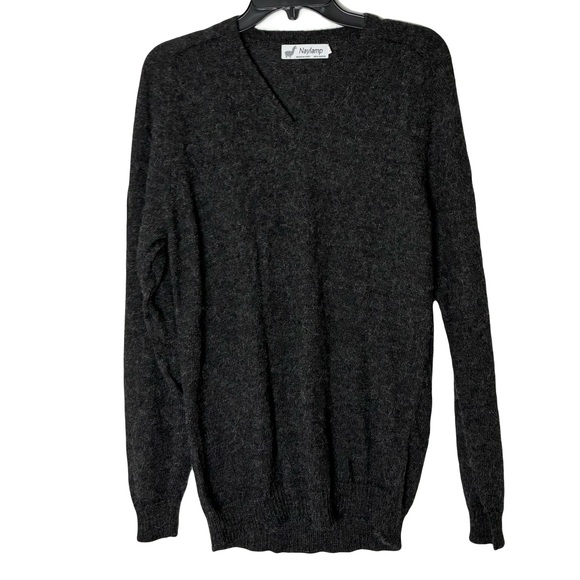 Nwot Naylamp Peru Alpaca Soft V Neck Sweater Men’s Long Sleeve - Picture 1 of 4
